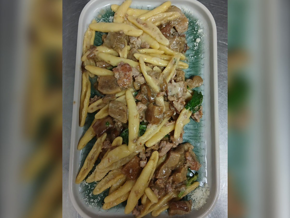 Casarecce porcini e salsiccia